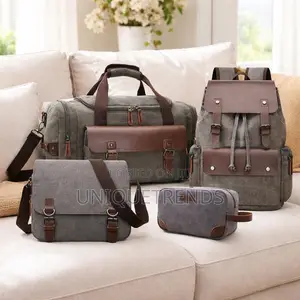 High Quality Canvas Travel Bag Set ( 4-Piece Combo )