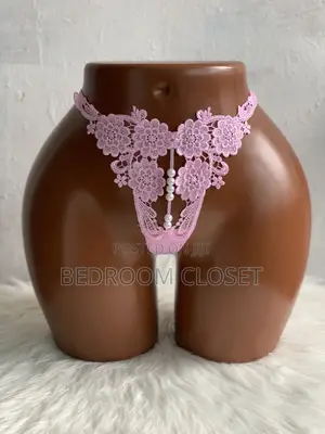 Ladies Lace Beaded G String