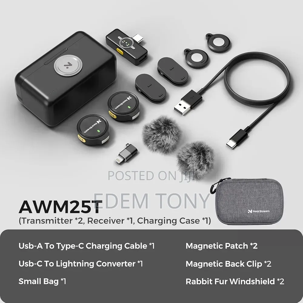 Nearstream Awm25t Wireless Lavalier Microphone System