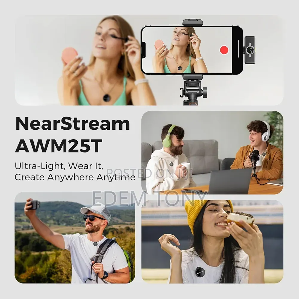 Nearstream Awm25t Wireless Lavalier Microphone System
