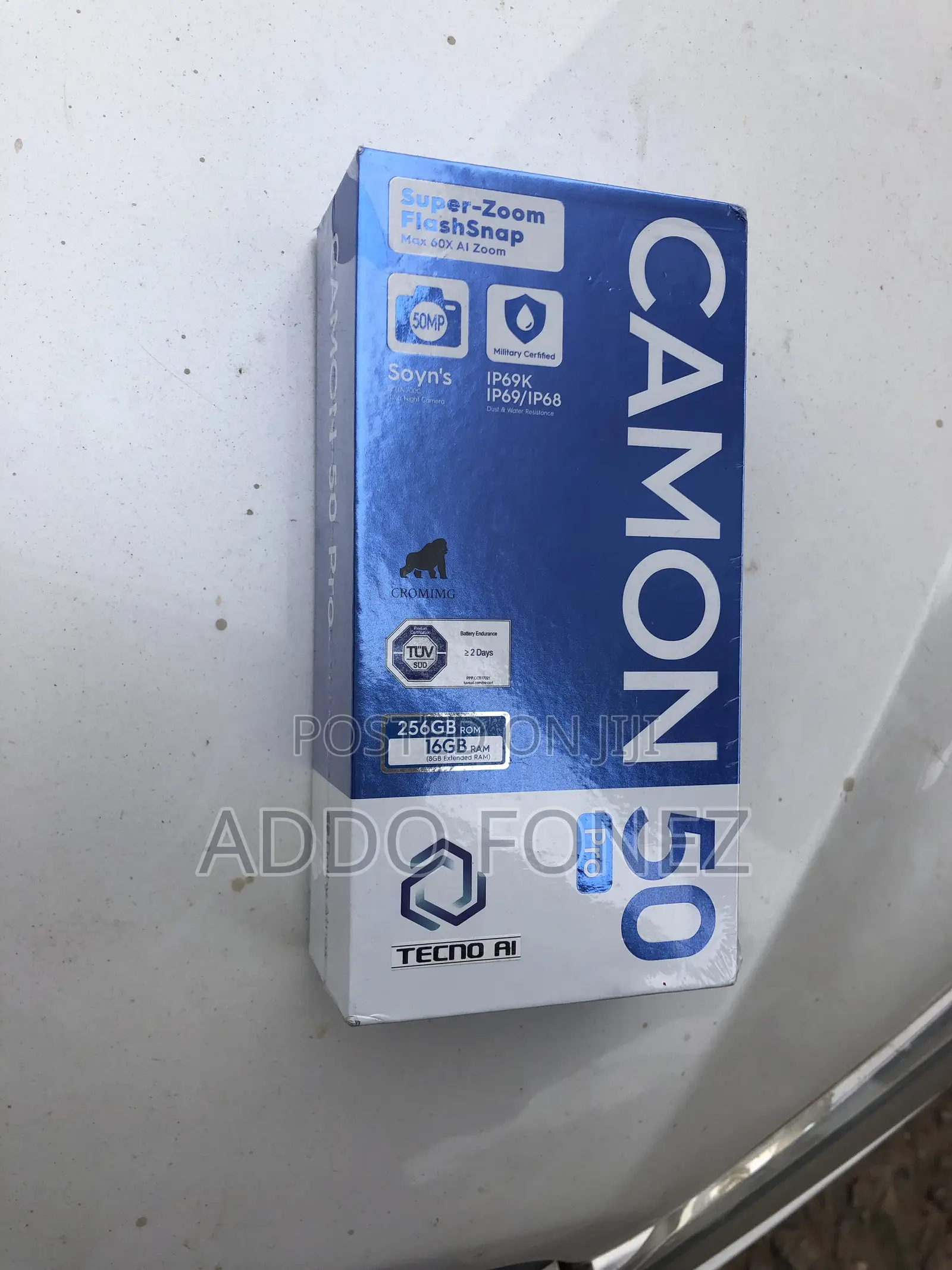 New Tecno Camon 50 Pro 256 GB Black