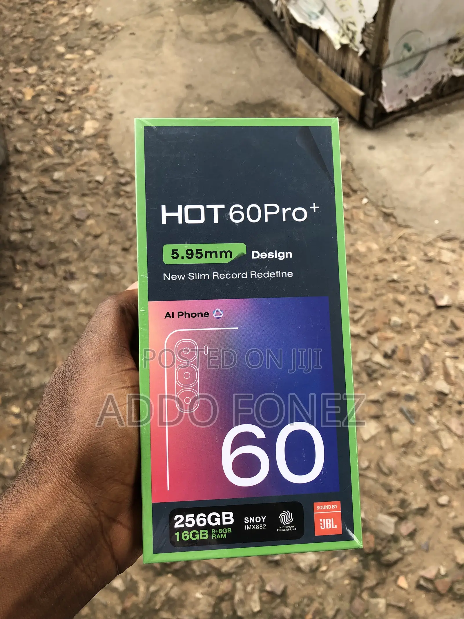 New Infinix Hot 60 Pro+ 256 GB Black