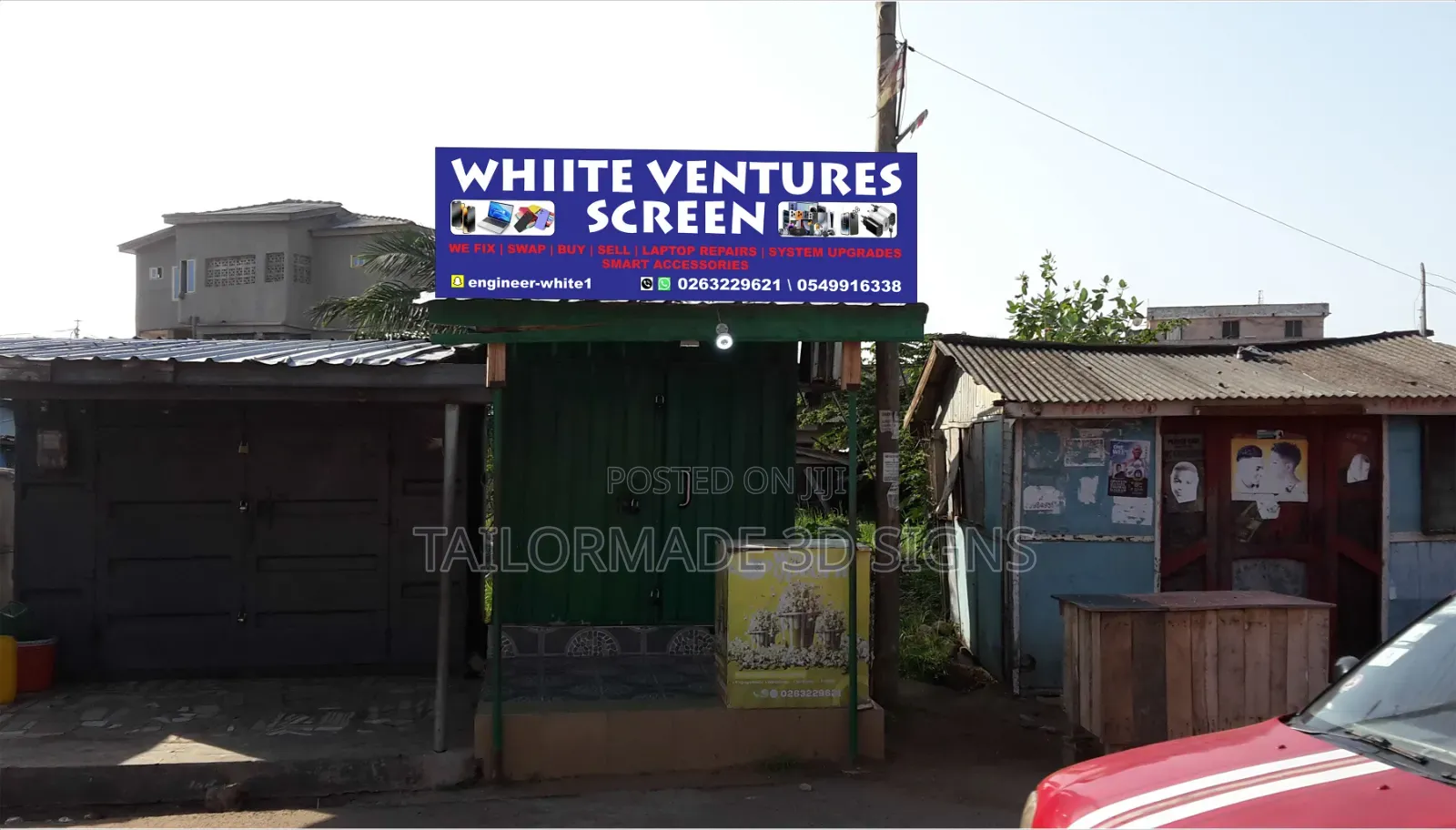 3d Signs Billboards, Banners, Stickers and Neon Lights Work