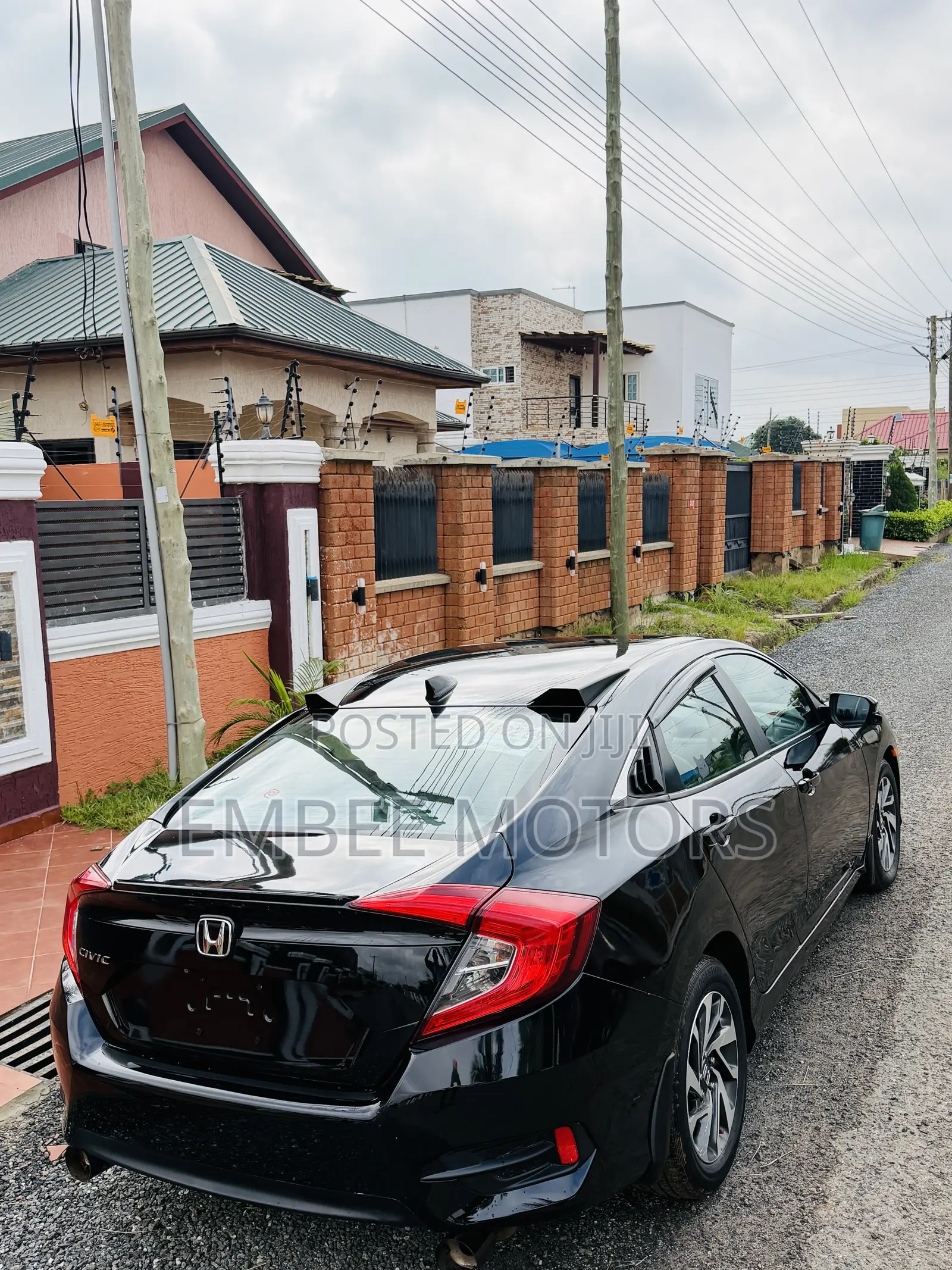 Honda Civic EX-L 4dr Sedan (1.5L 4cyl) 2017 Black