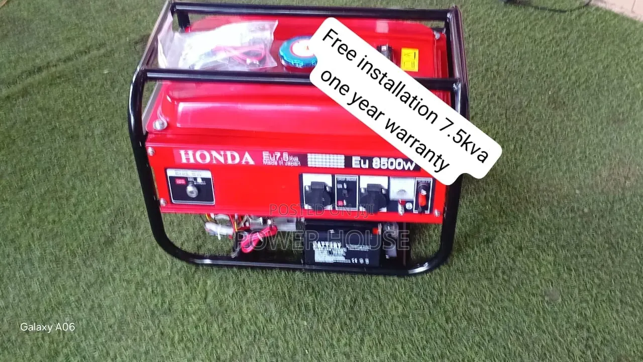 Original Honda 7.5kva Generator for Home Business 7.5kva
