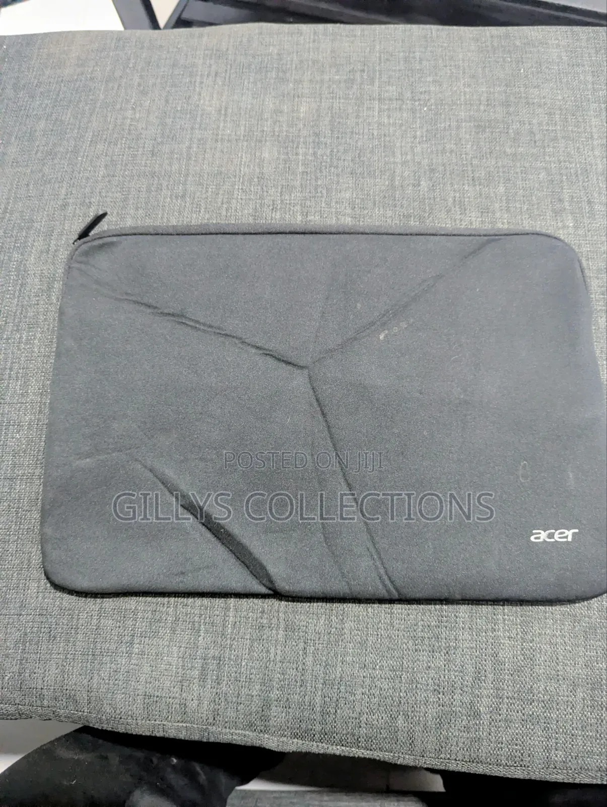 16 Inch Dark Gray Acer Zippered Protective Laptop Sleeve Cover Bag