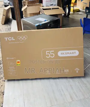 Classic TCL 55” Uhd Smart Android Frameless Google Tv(Black) 
