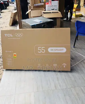 Classic TCL 55” Uhd Smart Android Frameless Google Tv(Black) 