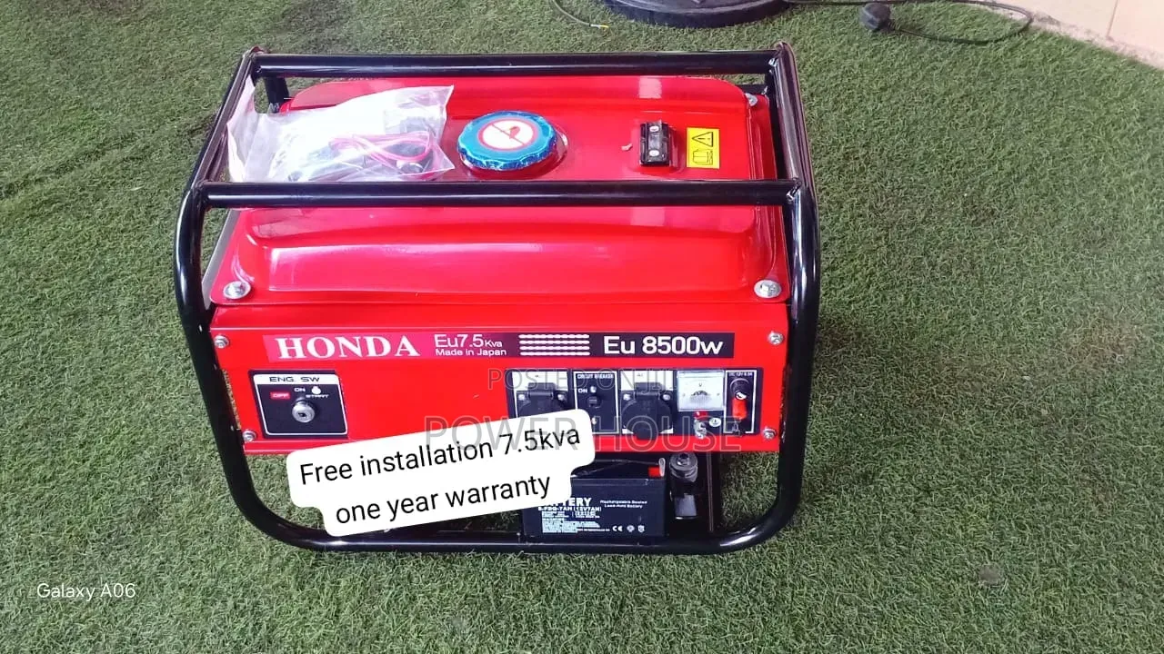 Honda 7.5kva Generator – Built for Long-Lasting Performance 7.5kva