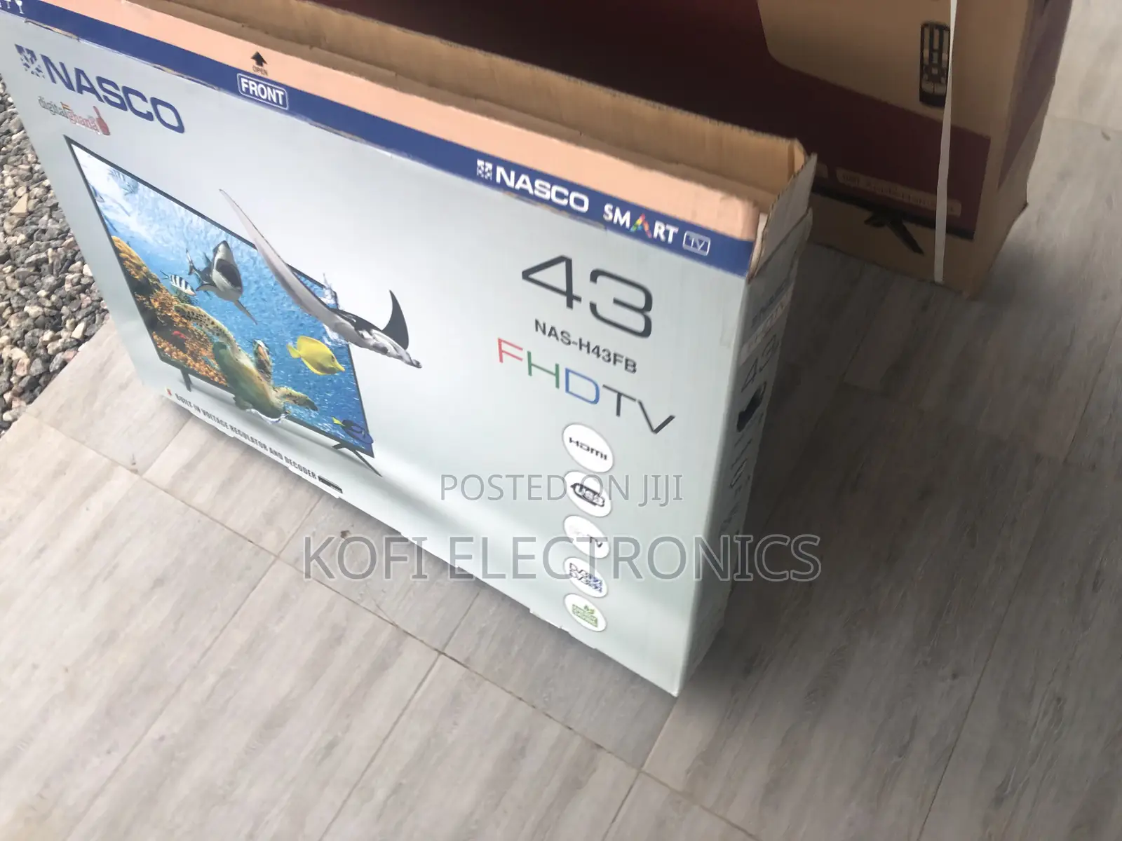 Nasco 43′′ Smart Digital Satellite Led Tv + Free Wall Mount