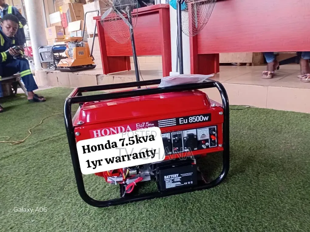 Honda 7.5kva High Capacity Petrol Generator – Trusted Quality7.5kva