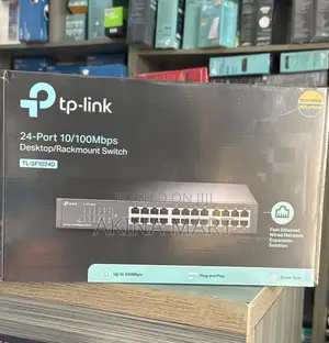 24port 10/100mbps Desktop Rack Mounted Switch