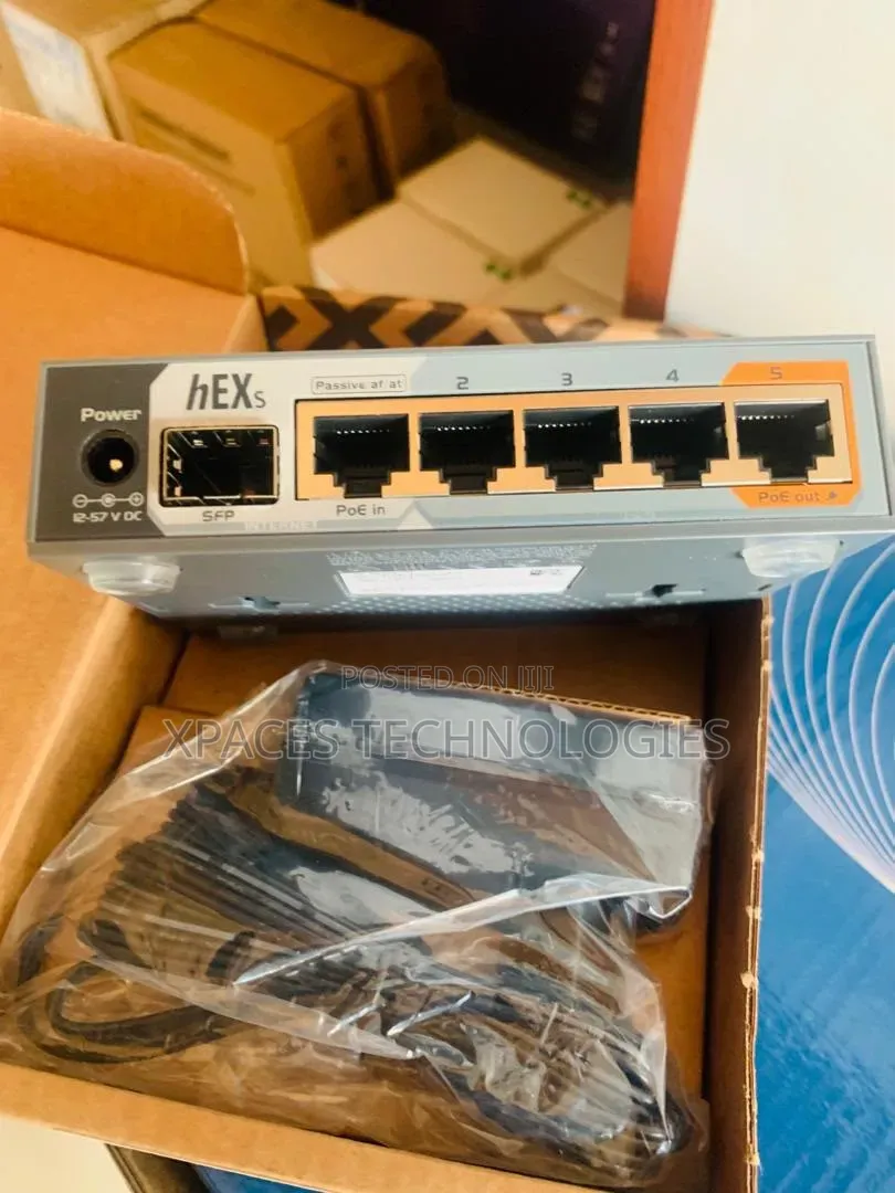 Mikrotik Hex S Rb760iGs Router Board With SFP 2.5g