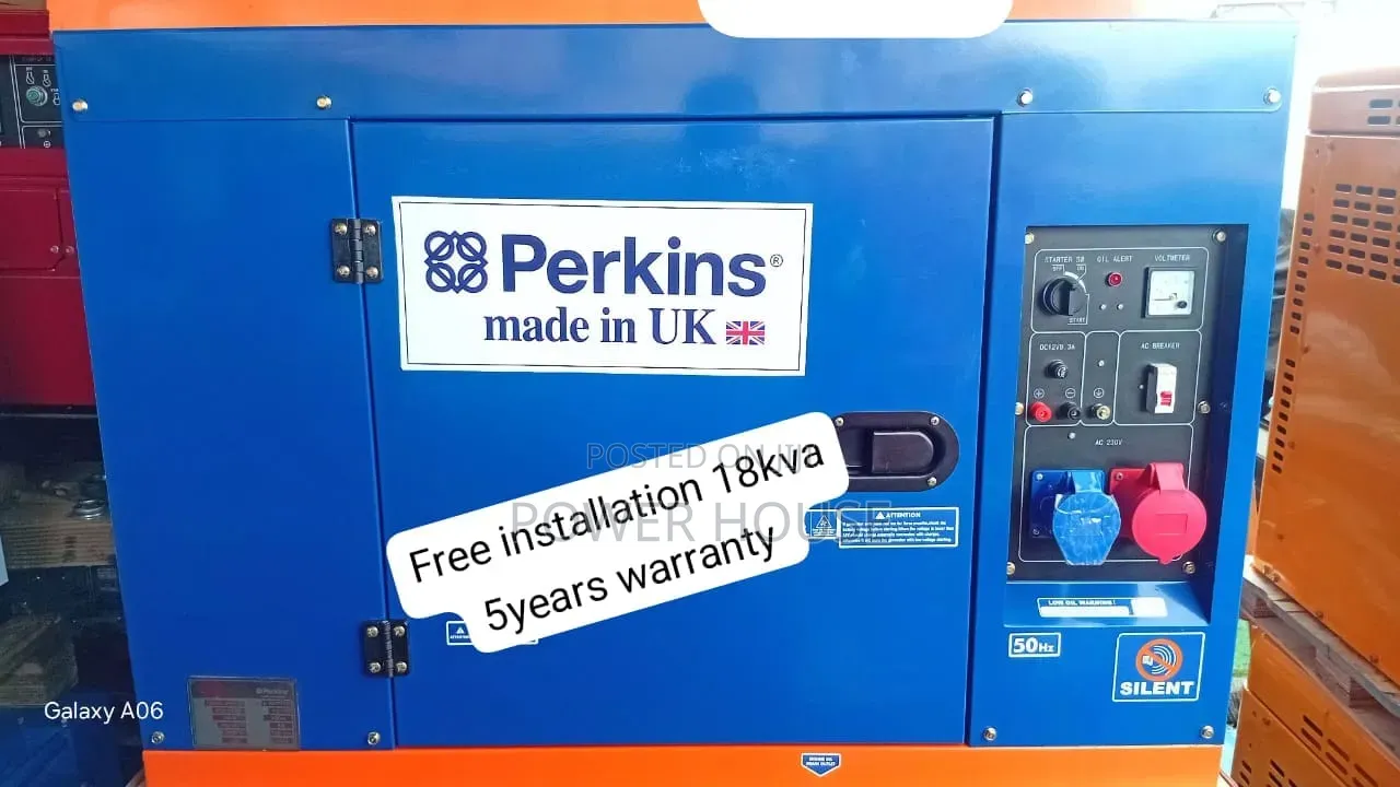 Heavy-Duty Perkins 18kva Generator – Fuel Efficient 18kva