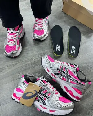 Pink Asics