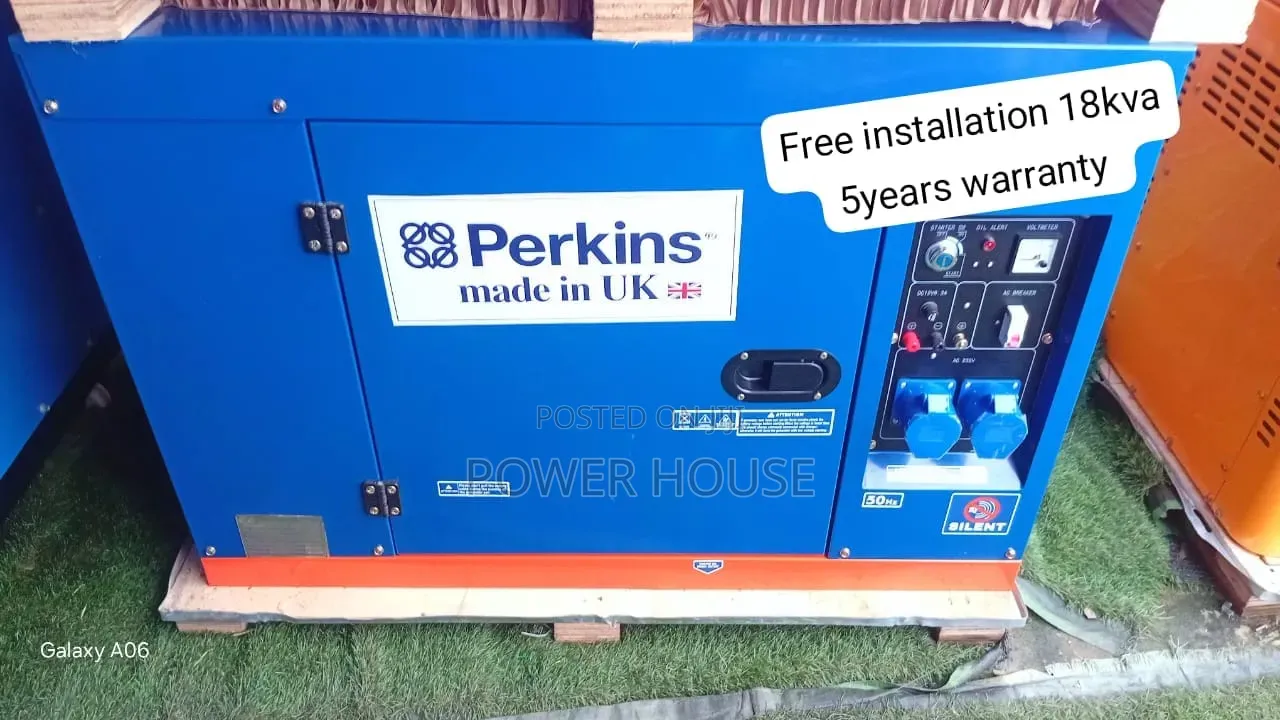Perkins 18kva Silent Diesel Generator – Ready to Work 18kva