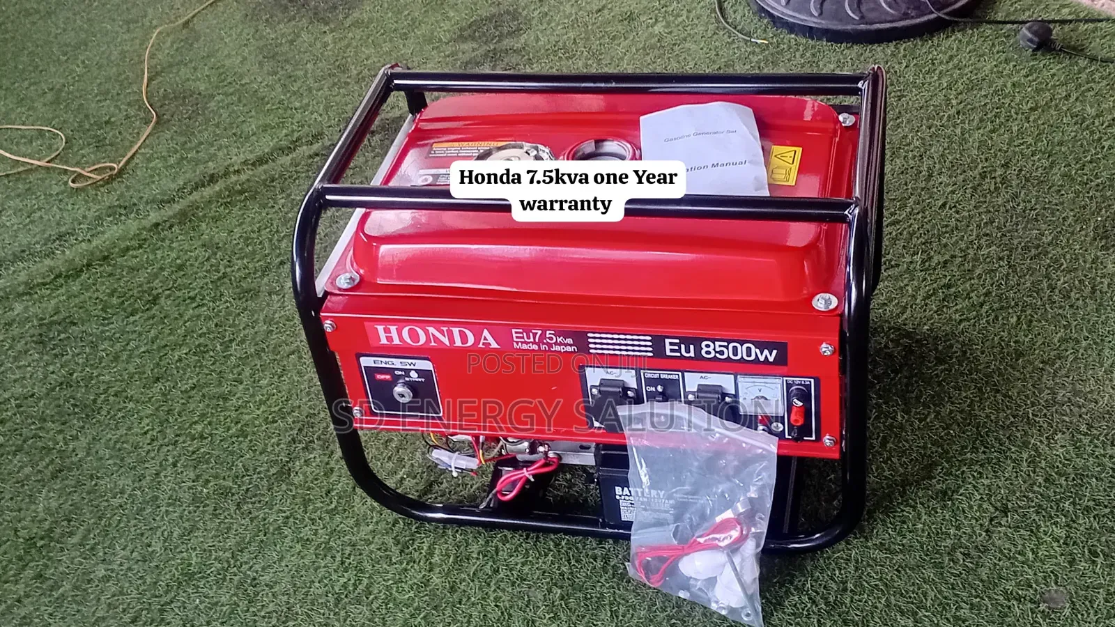 Honda 7.5kva Generator – Durable 8500w Electric Start