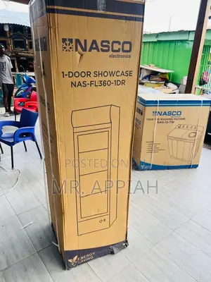Efficient Nasco 298liters Single Door Display Fridge(Nas-Fl360-1dr) 