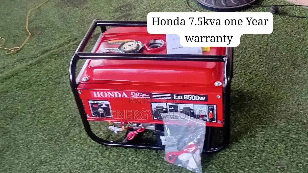 Honda 7.5kVA Generator – Perfect for Shops, Offices Homes