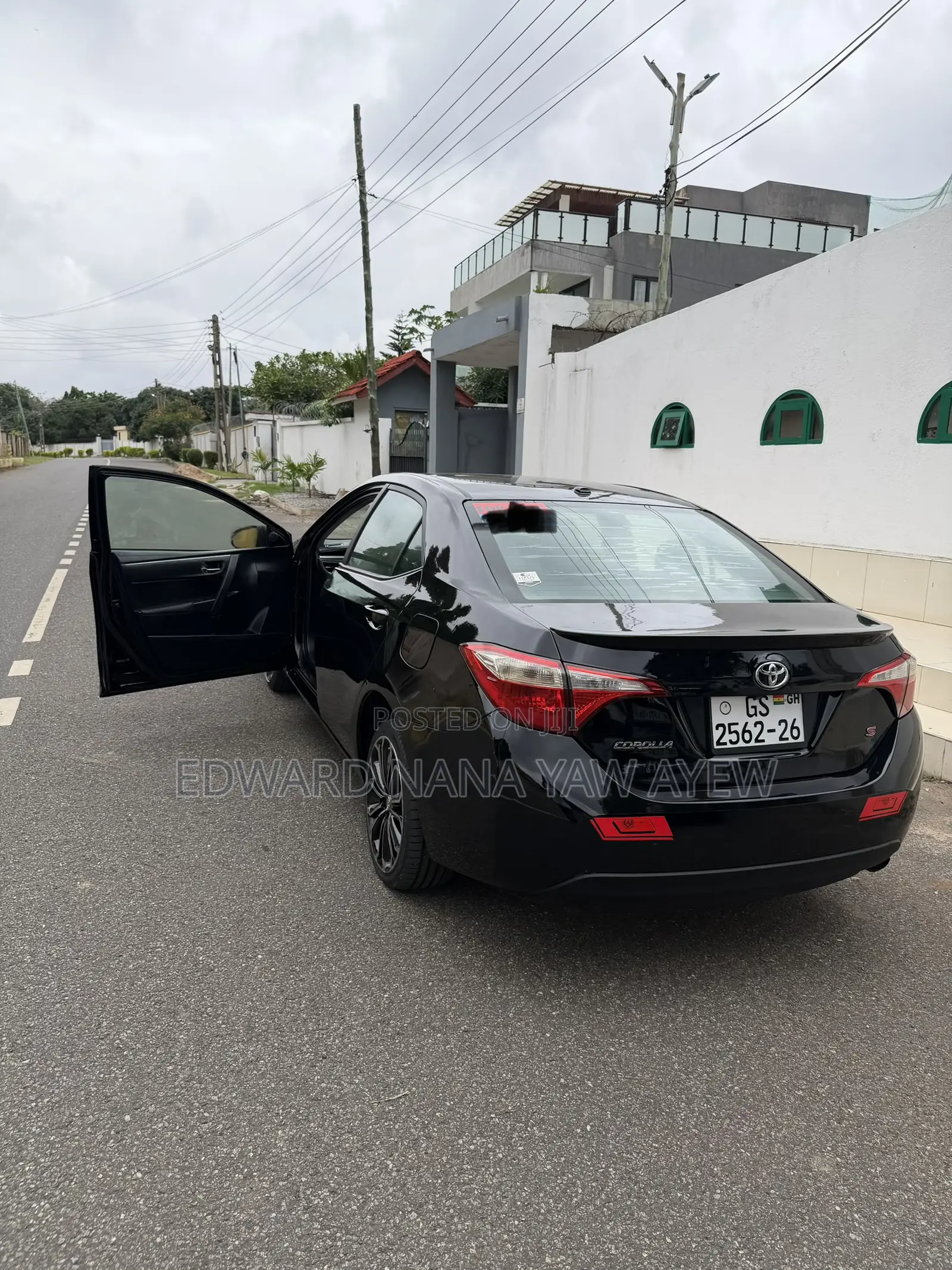 Toyota Corolla S 4dr Sedan (1.8L 4cyl CVT) 2015 Black