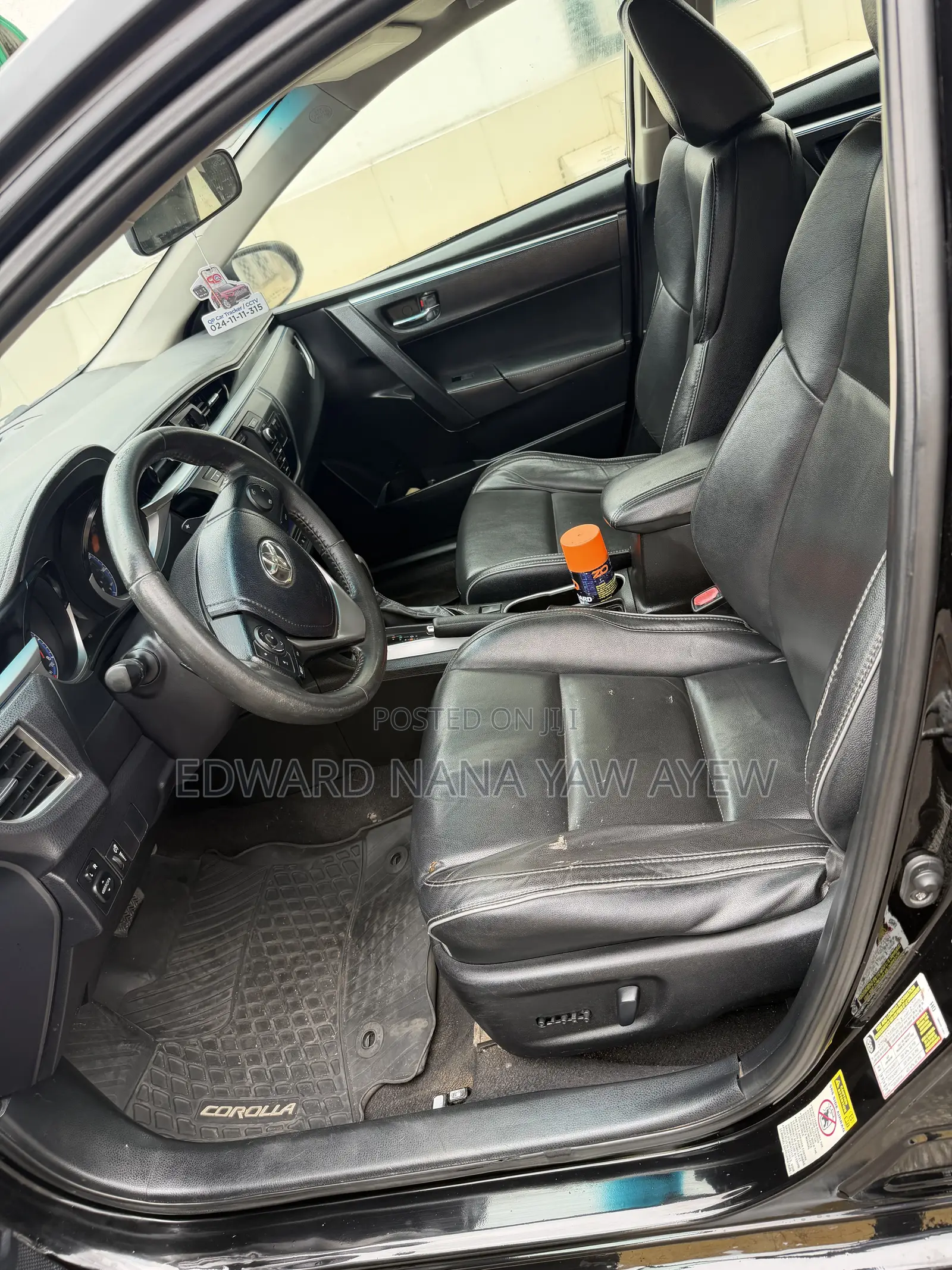 Toyota Corolla S 4dr Sedan (1.8L 4cyl CVT) 2015 Black
