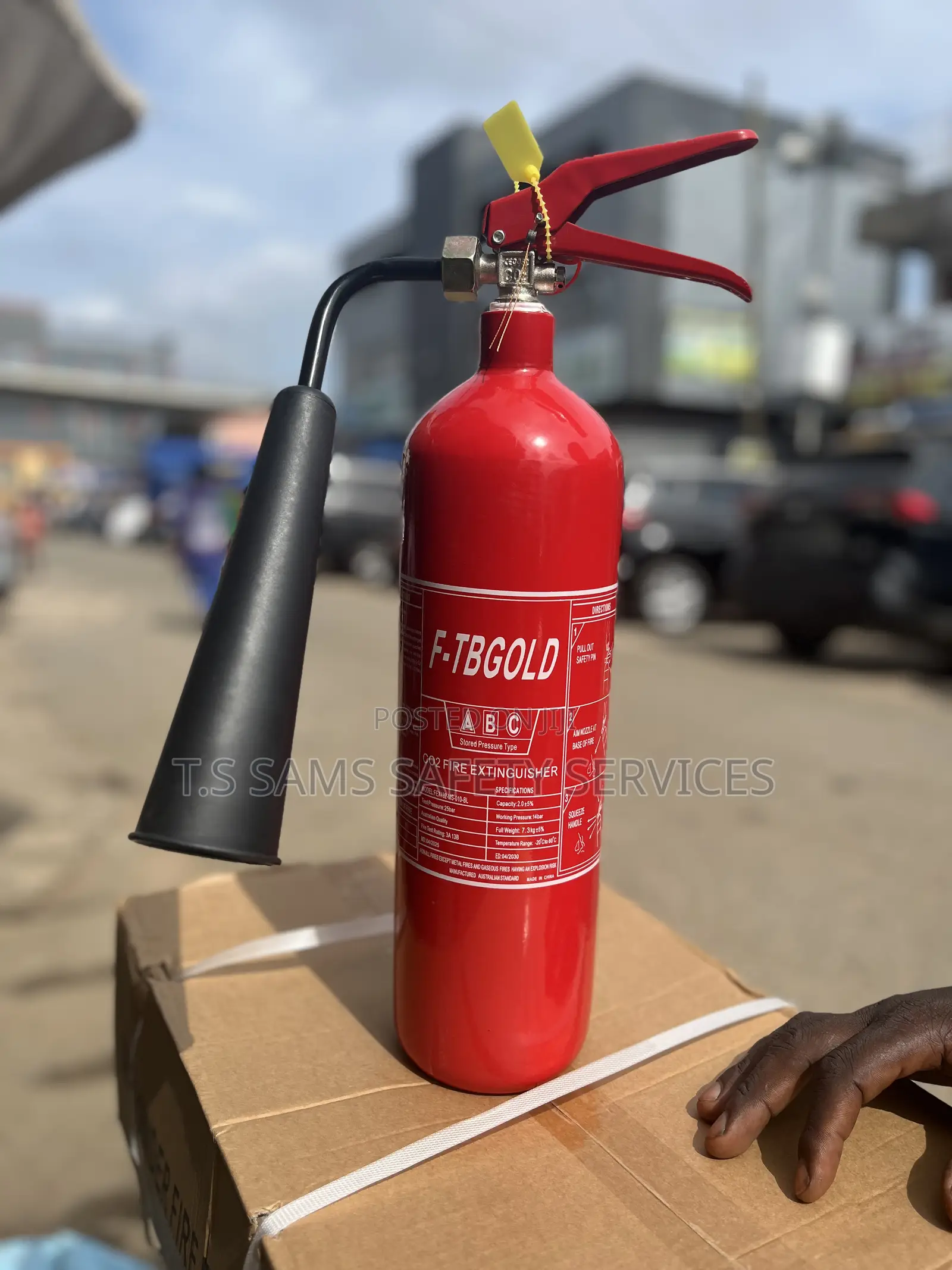 2KG Carbon Dioxide (CO2) Fire Extinguisher