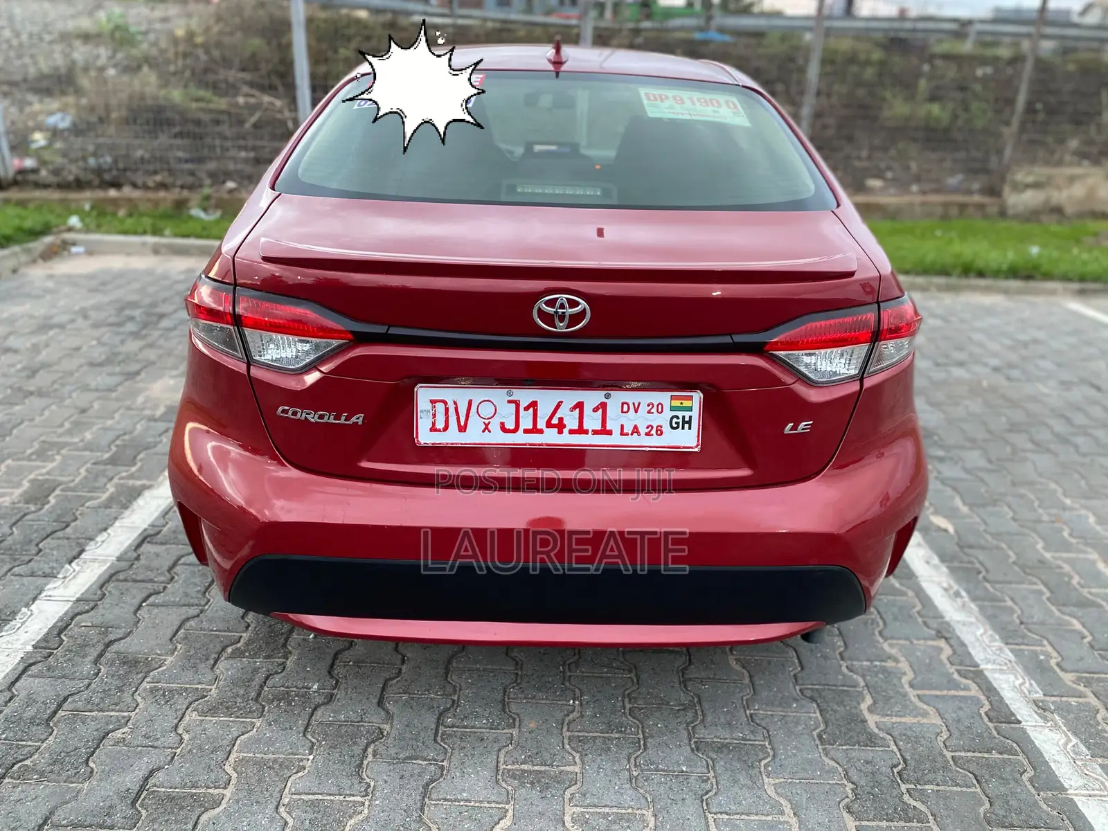Toyota Corolla LE 2020 Burgundy