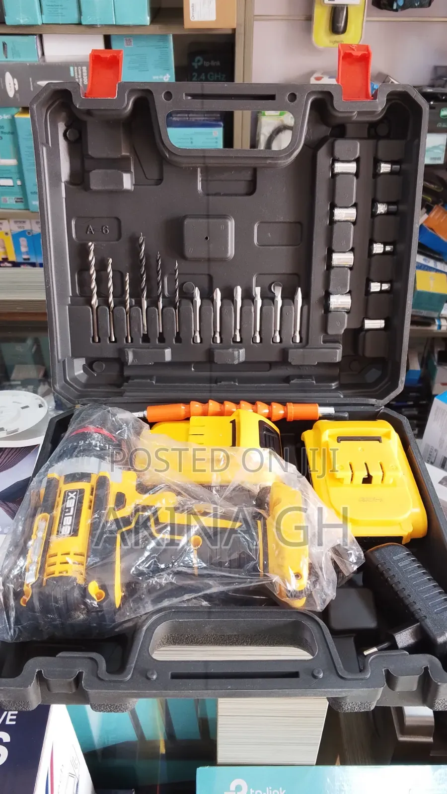 Galex 48v Lithium-Ion Cordless Drill and Screwdriver Machine Set