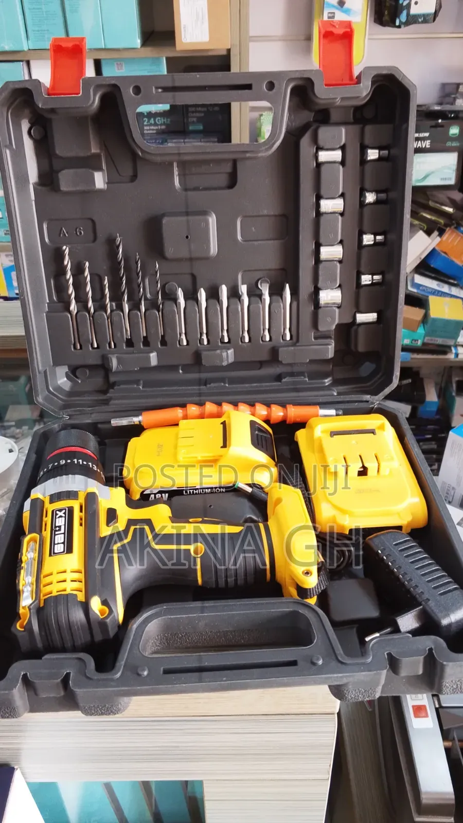 Galex 48v Lithium-Ion Cordless Drill and Screwdriver Machine Set