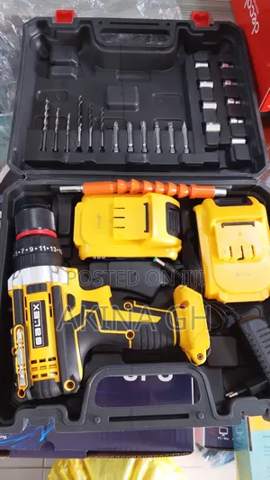 Galex 48v Lithium-Ion Cordless Drill and Screwdriver Machine Set