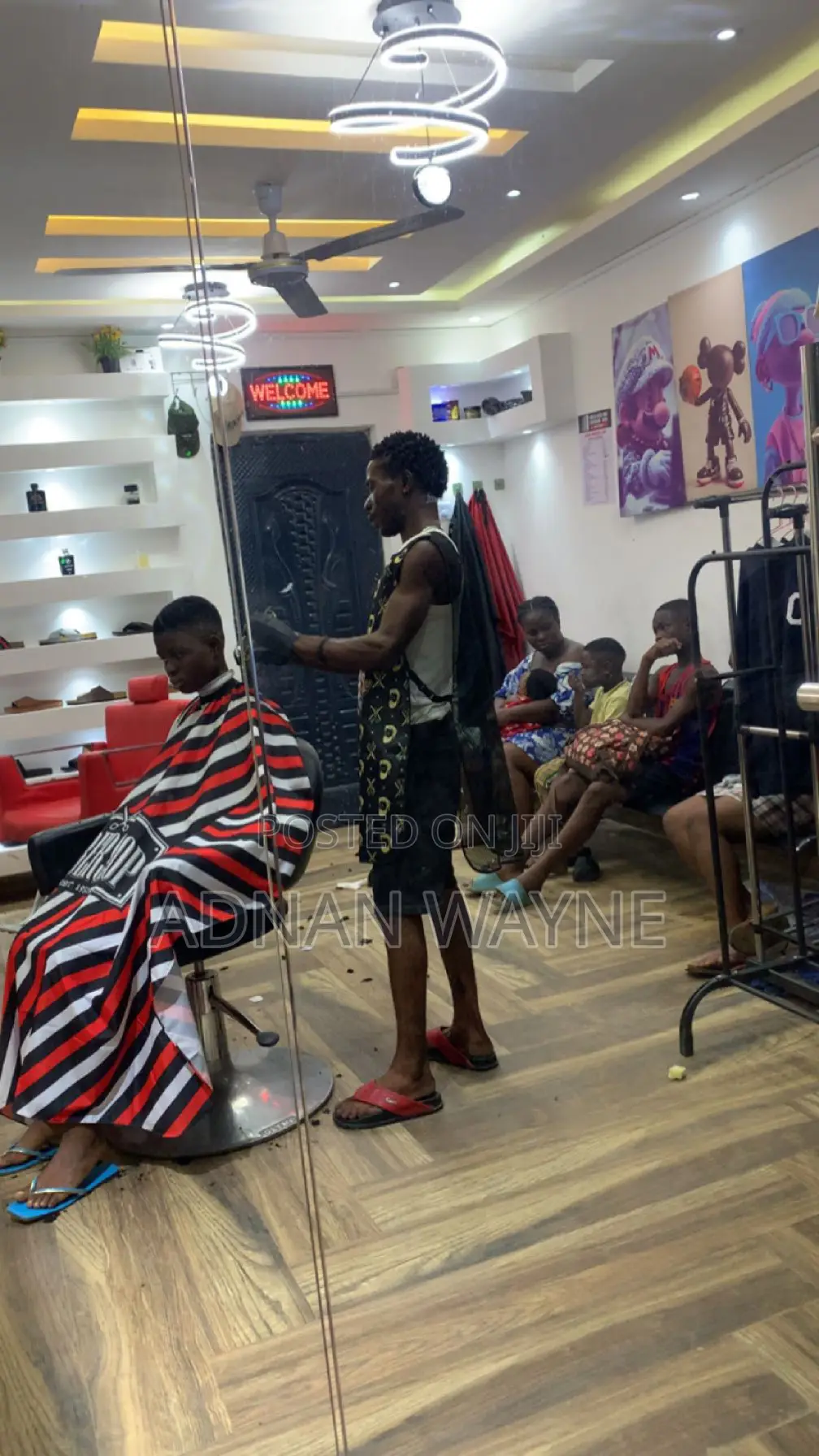 Fully Furnished Barbershop for Sale/Rent