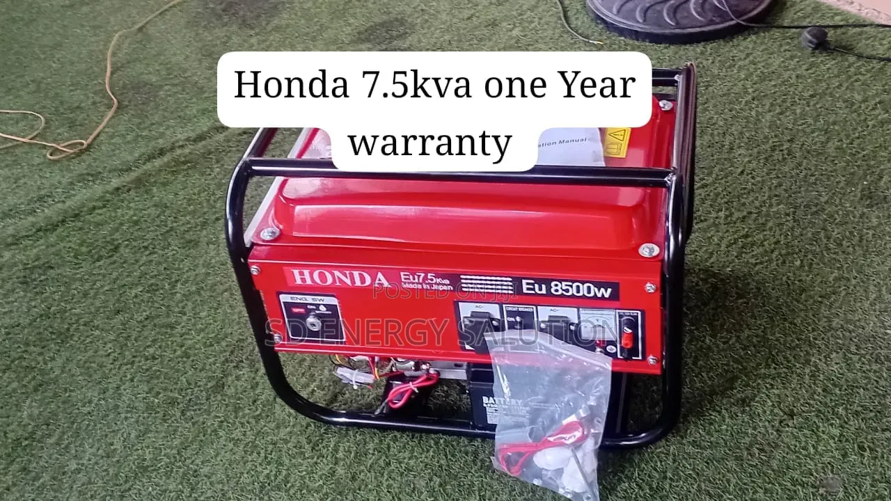 Honda 7.5kVA 8500W Petrol Generator – Powerful Home Backup