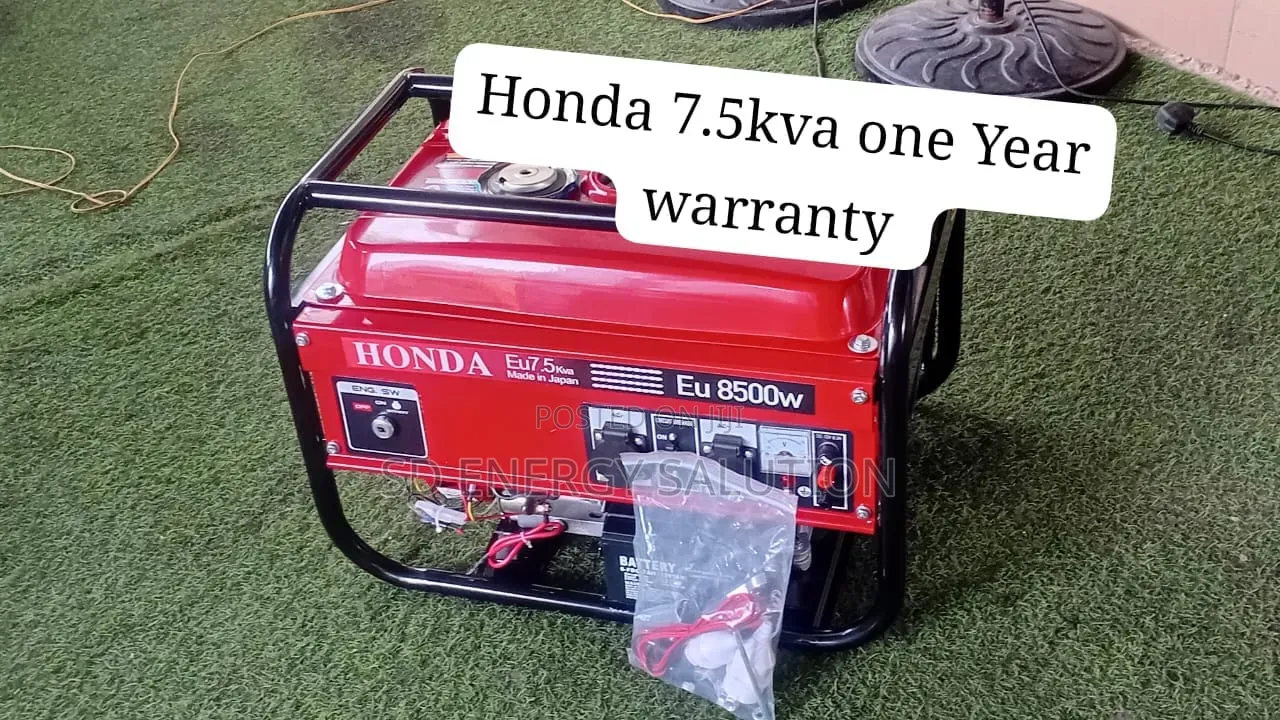 Honda 7.5kVA 8500W Petrol Generator – Powerful Home Backup