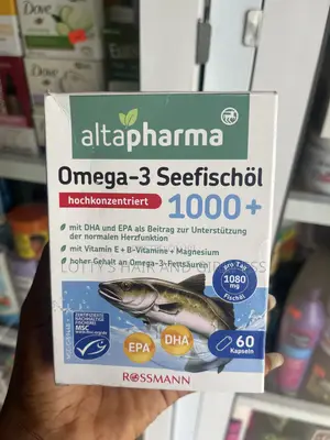 Omega -3 Fish Oil 1000+-1080mg -60capsules