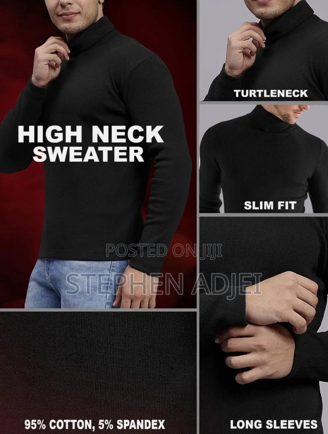 Turtle Neck / Ribbed Neck