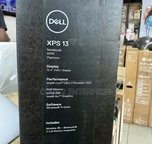 New Laptop Dell XPS 13 8GB Intel Core Ultra 7 SSD 512GB