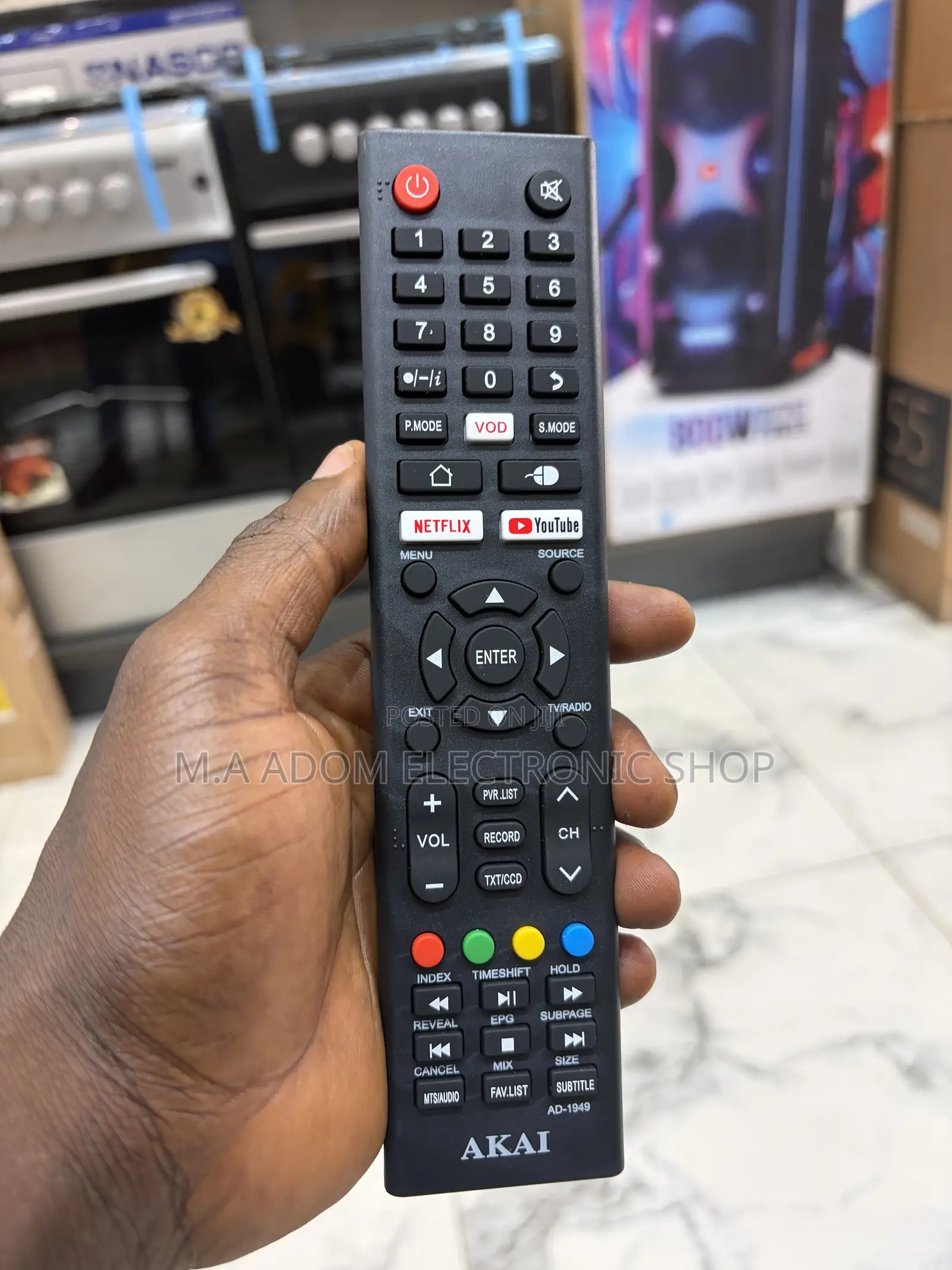 Akai Smart Android TV Remote