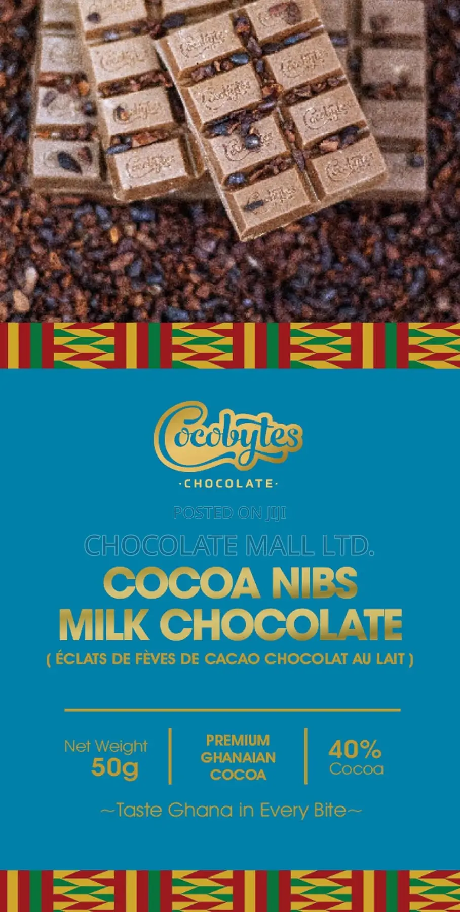 Premium Organic Cocobytes Chocolate Bars