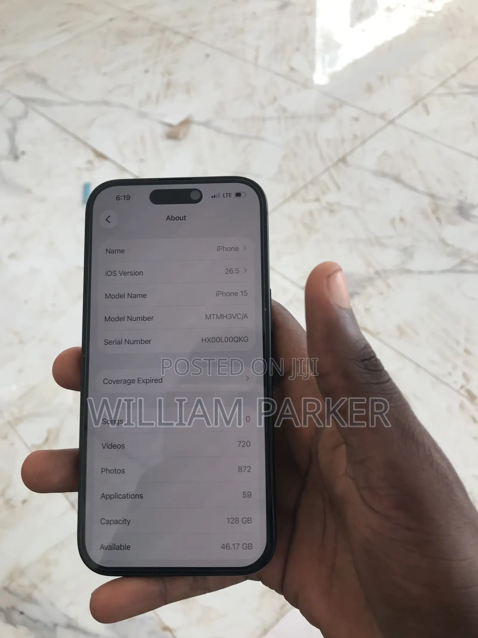 Apple iPhone 15 128 GB Black