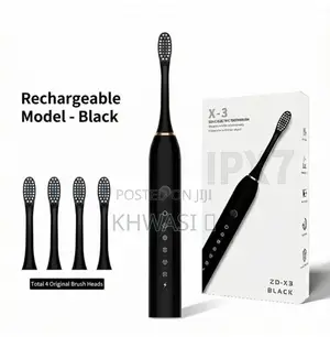 6 Power Electric Brush With 4 Heads