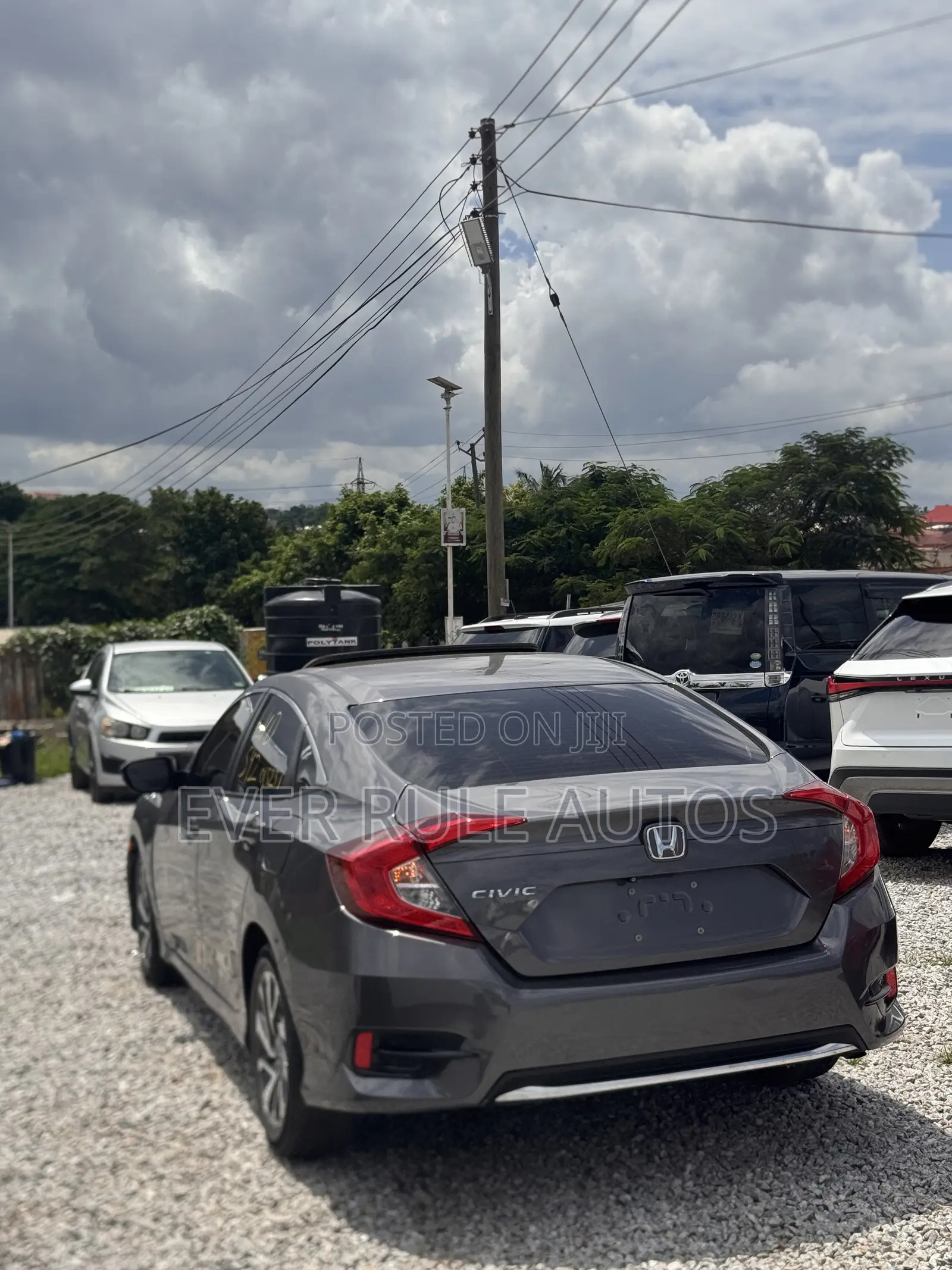 Honda Civic EX Sedan 2019 Gray