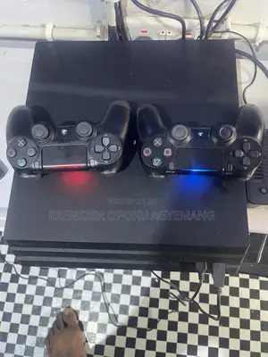 PS4 Pro Console With Two Controllers