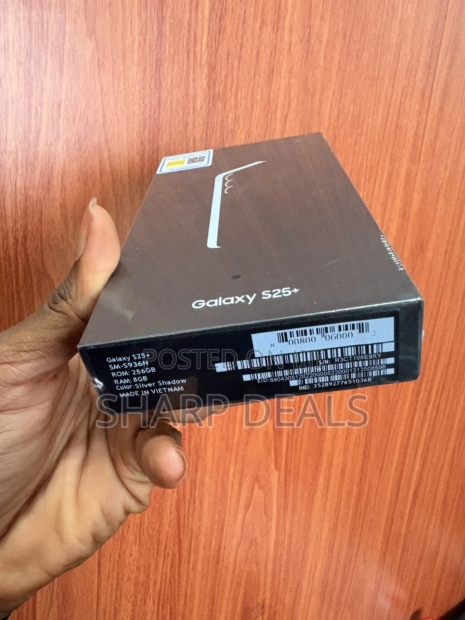 New Samsung Galaxy S25+ 256 GB Black