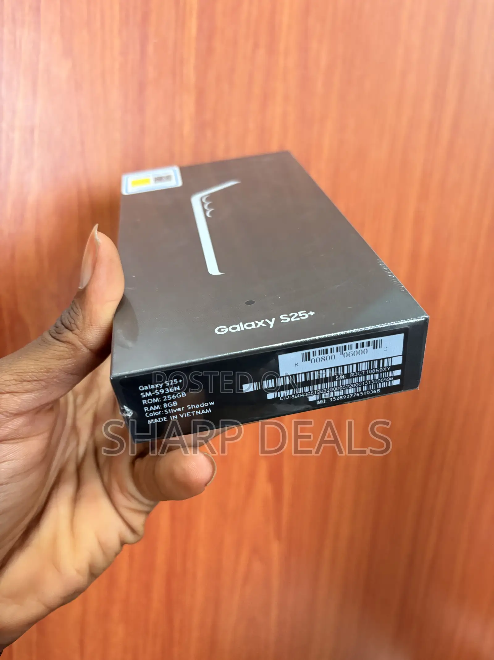New Samsung Galaxy S25+ 256 GB Black