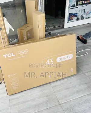 Super Classic TCL 43” Qled Smart Satellite Android TV(2025 Model)