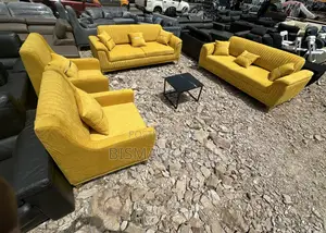 Comfortable 8 Seater Royal Sofa Set, the Head Rest Are Adjustable