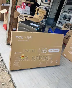 Original TCL 55 Inch Qled Smart Android Frameless Google TV