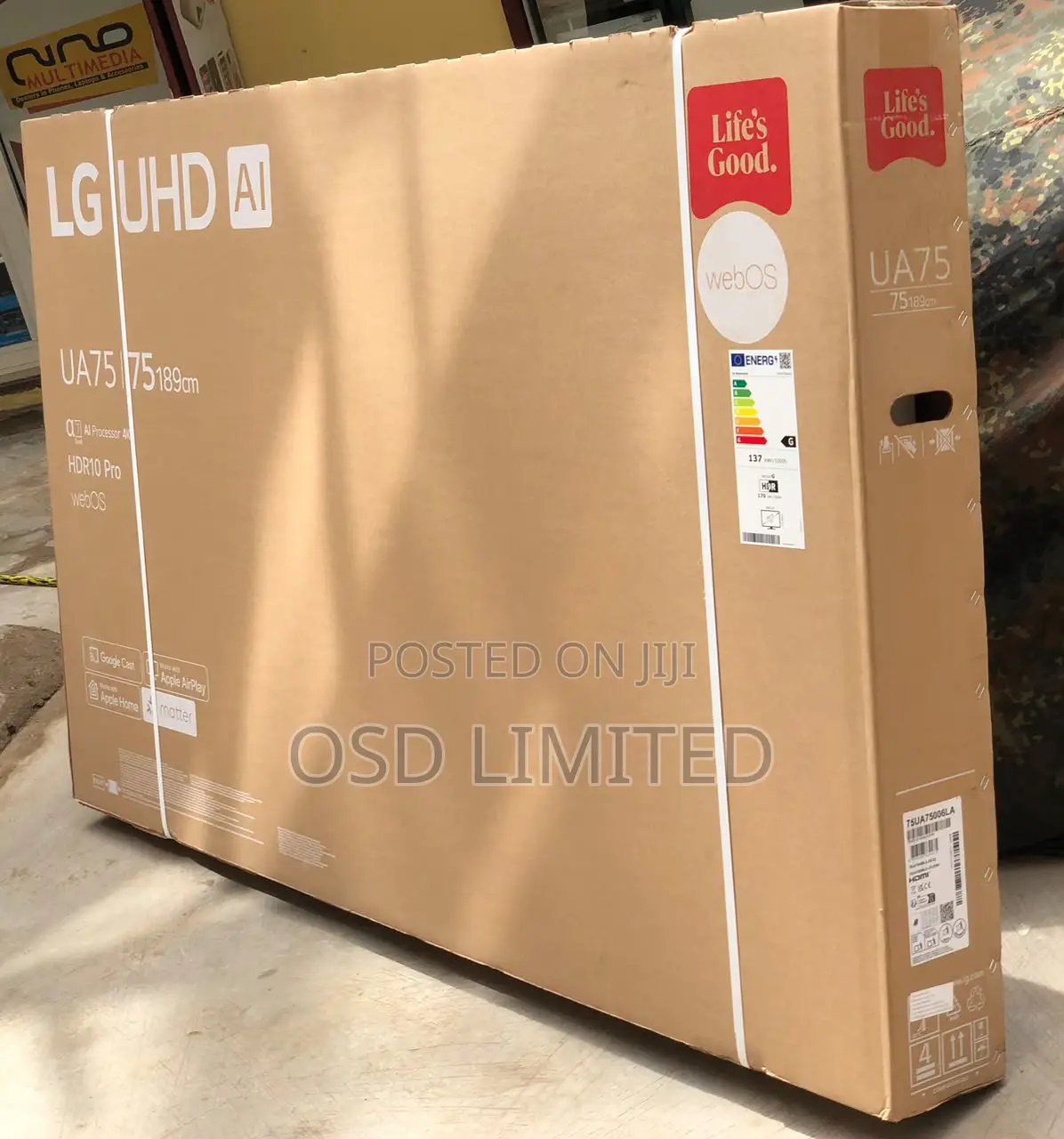 Transform Your Living Room With the LG 75-Inch Smart UHD TV