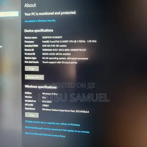 Desktop Computer Lenovo 8GB Intel Core i5 SSD 256GB