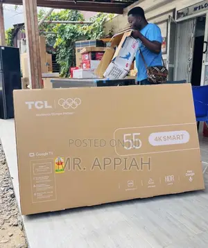 Extra Affordable TCL 55” Qled Smart Android Frameless Google TV